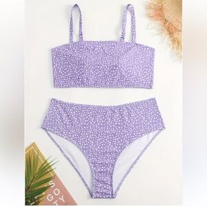 SHEIN Lavender Floral Bikini